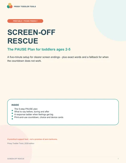 Cover of Screen Off Rescue